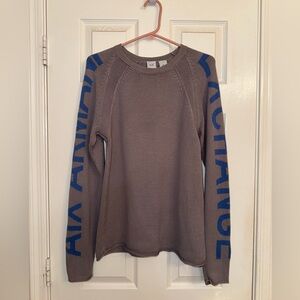 Armani Exchange - Light Gray Knit Sweater